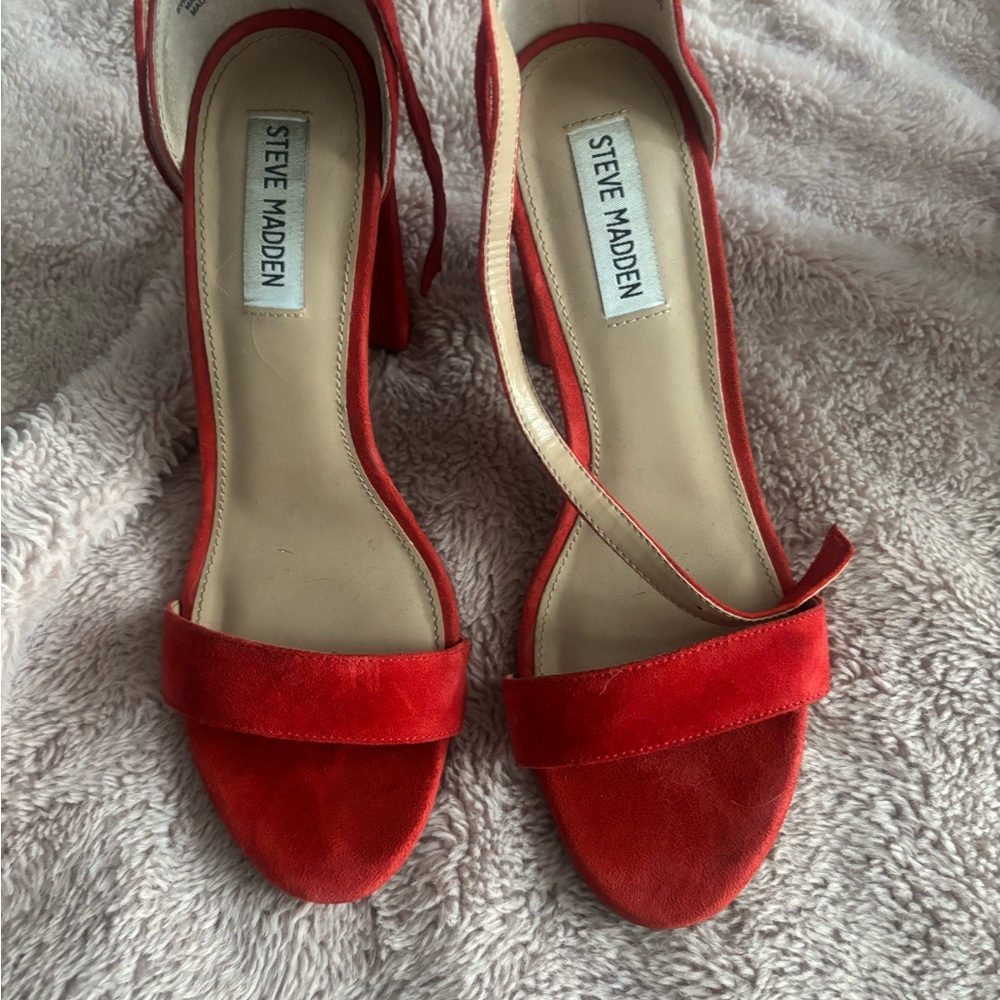 Steve Madden Bold Red Heels